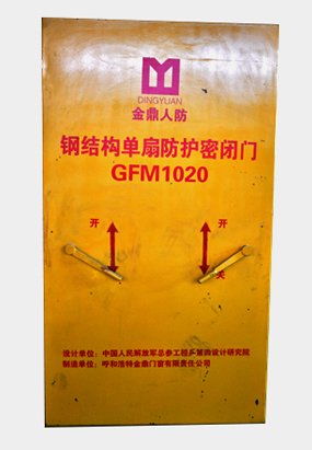 鋼結構單扇防護密閉門(mén)GFM1020